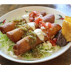 鳥取・湯梨浜のメキシコ料理店tiny kitchen smooth(タイニーキッチンスムース)のフラウタス